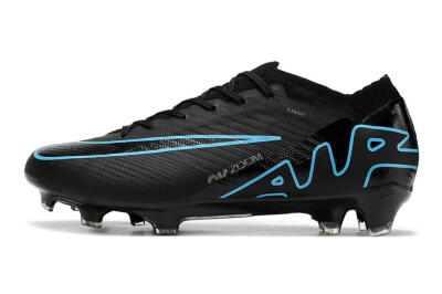 Nike Air Zoom Mercurial Vapor 15 Elite FG Football Boots - Black/Jade/Blue