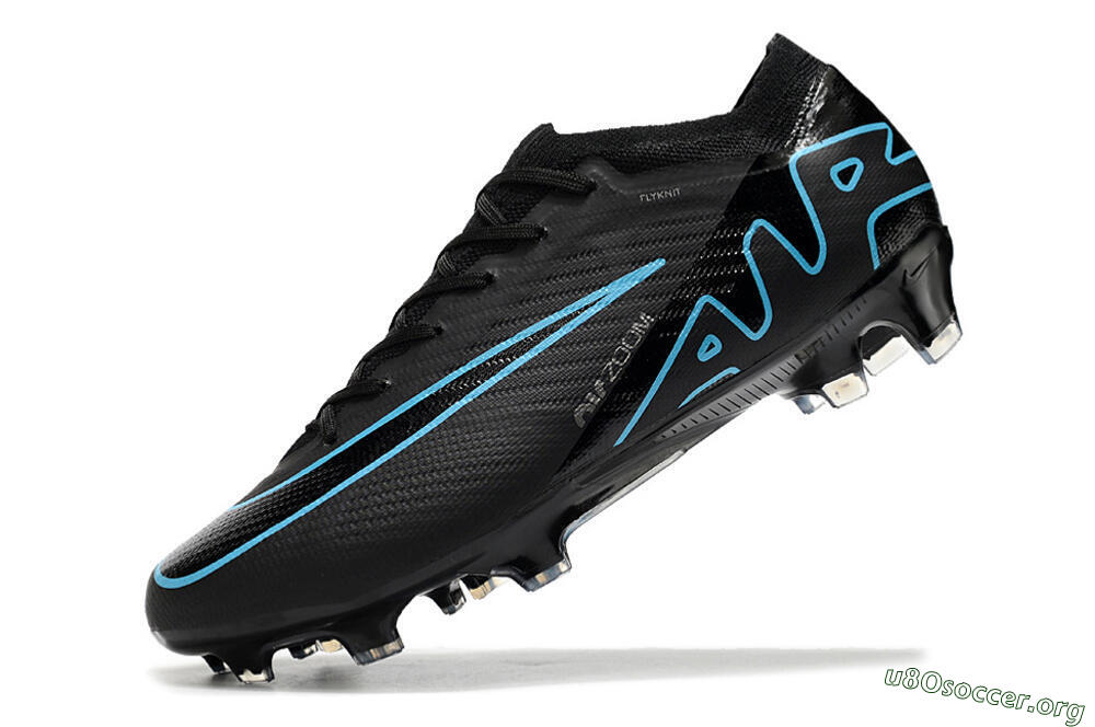Nike Air Zoom Mercurial Vapor 15 Elite FG Football Boots - Black/Jade/Blue 5