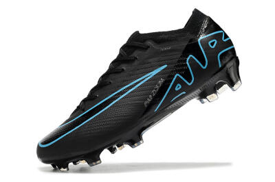 Nike Air Zoom Mercurial Vapor 15 Elite FG Football Boots - Black/Jade/Blue