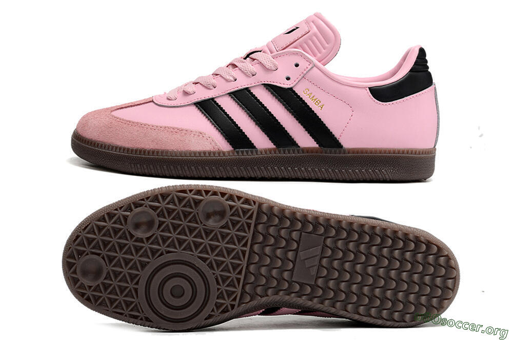 Adidas Samba Messi IC Football Shoes - Pink/Black/Brown 1