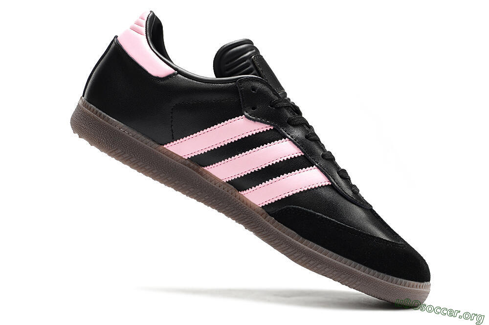 Adidas Samba Messi IC Football Shoes - Black/Pink/Brown 4