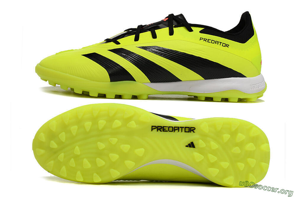 Adidas Predator 24 Elite TF Football Shoes - Yellow/Black/White 1