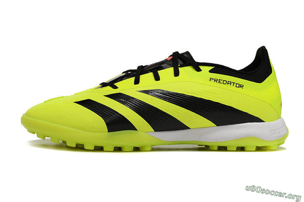 Adidas Predator 24 Elite TF Football Shoes - Yellow/Black/White 3