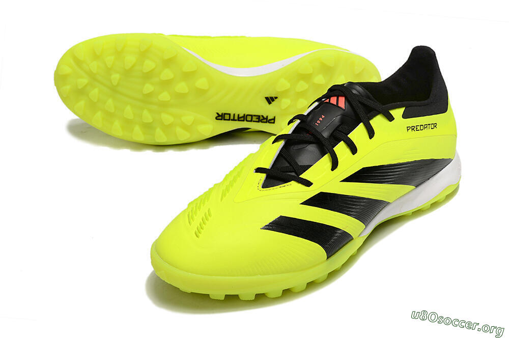 Adidas Predator 24 Elite TF Football Shoes - Yellow/Black/White 0
