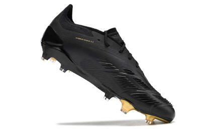 Adidas Predator 24 Elite FG Football Boots - Black/Gold