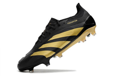 Adidas Predator 24 Elite FG Football Boots - Black/Gold