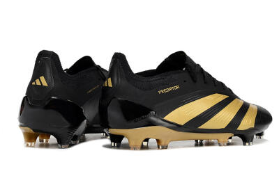 Adidas Predator 24 Elite FG Football Boots - Black/Gold