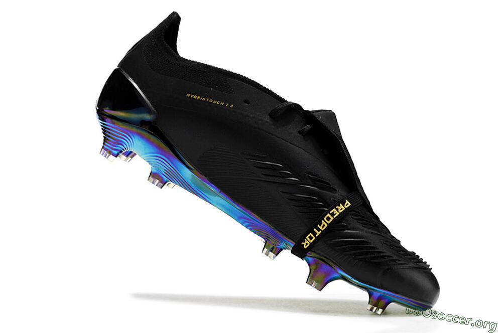 Adidas Predator Elite Foldover Tongue FG Football Boots - Black/Gold 4