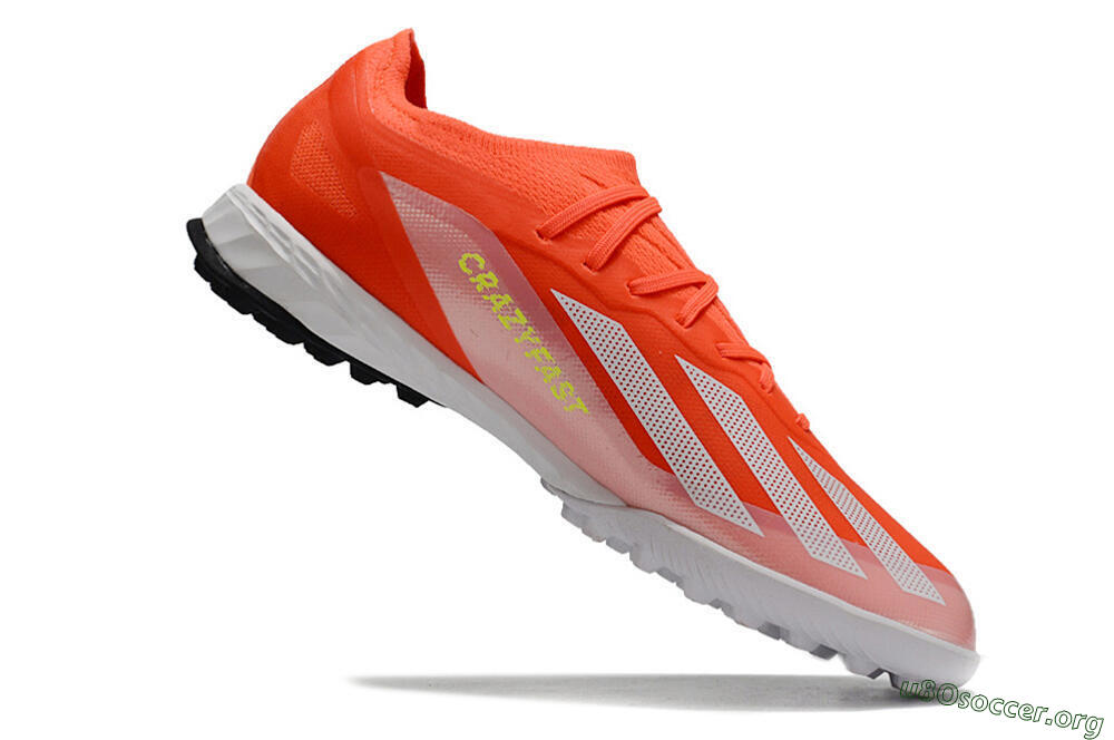 Adidas X Crazyfast.1 TF Football Shoes - Red/White/Black 4