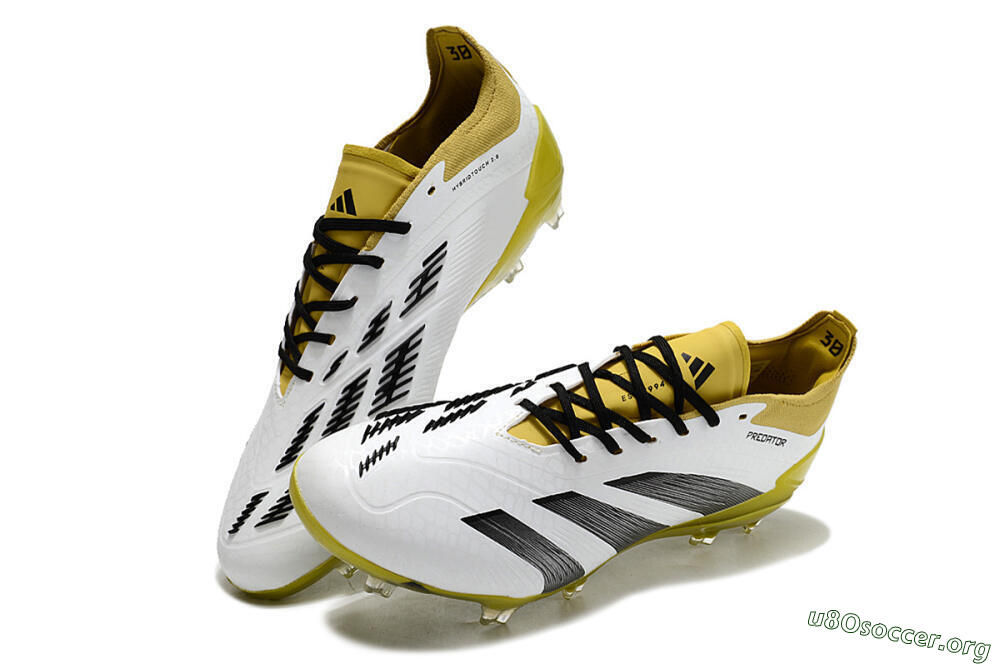 Adidas Predator Accuracy FG Football Boots - White/Black/Yellow 0