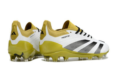 Adidas Predator Accuracy FG Football Boots - White/Black/Yellow