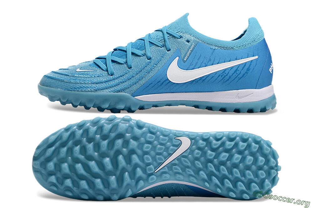 Nike Phantom Luna Elite TF Football Shoes - Jade/White/Blue 1