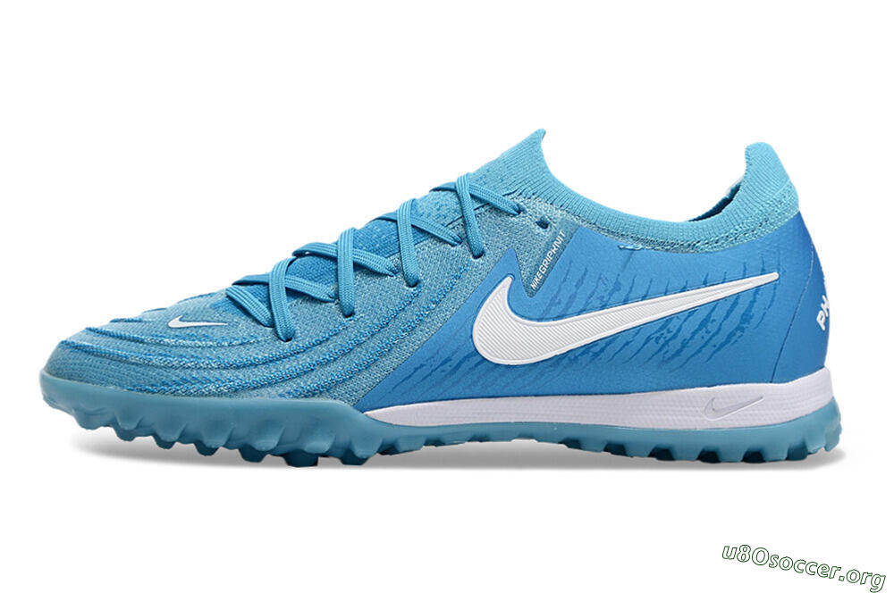 Nike Phantom Luna Elite TF Football Shoes - Jade/White/Blue 3