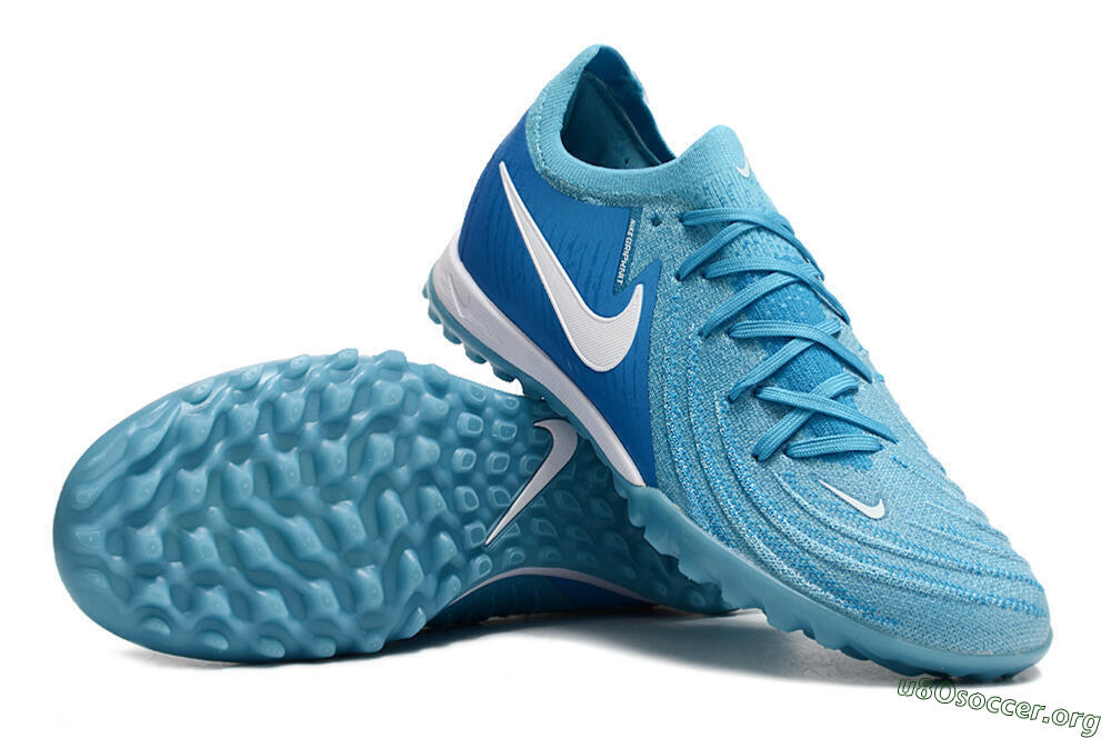 Nike Phantom Luna Elite TF Football Shoes - Jade/White/Blue 0