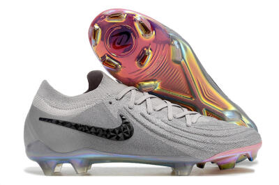 Nike Phantom Luna Elite NU FG Football Boots - Grey/Black/Blue