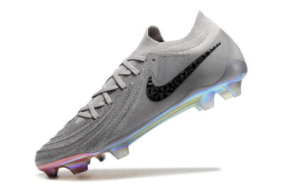 Nike Phantom Luna Elite NU FG Football Boots - Grey/Black/Blue