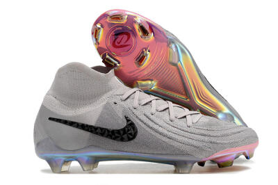 Nike Phantom Luna Elite NU FG Football Boots - Grey/Black/Blue