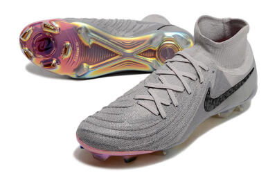 Nike Phantom Luna Elite NU FG Football Boots - Grey/Black/Blue