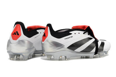 Adidas Predator Elite Foldover Tongue FG Football Boots - White/Black/Red