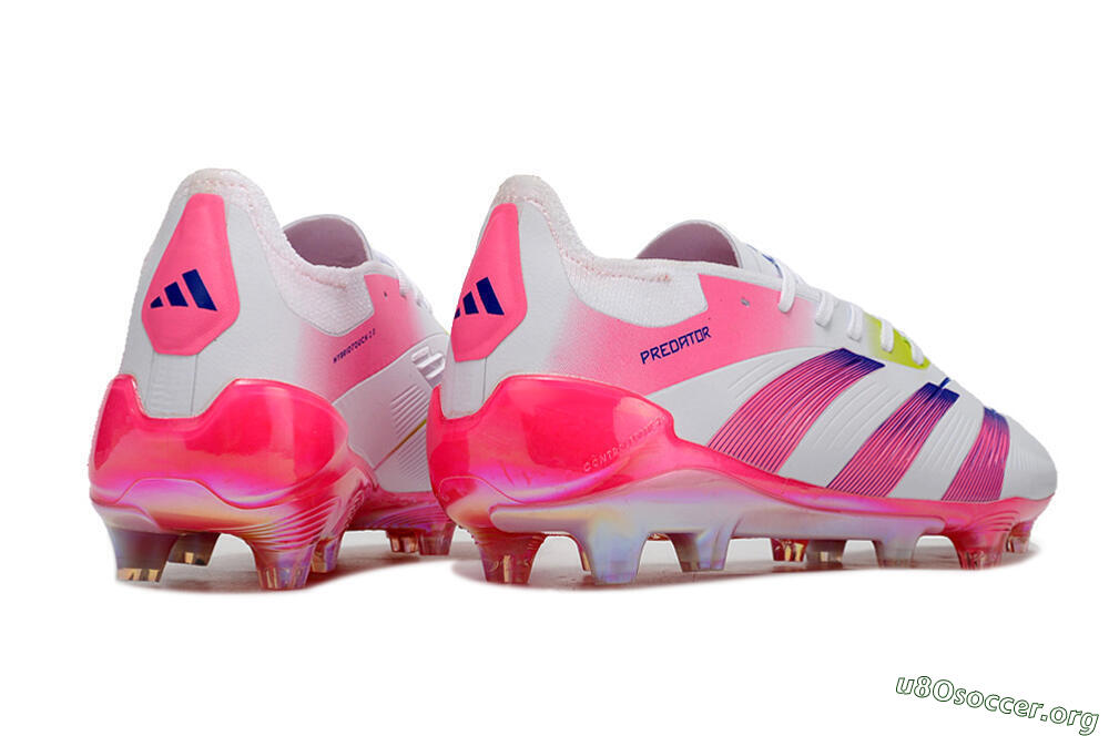 Adidas Predator Accuracy Elite FG Football Boots - White/Pink/Purple 6
