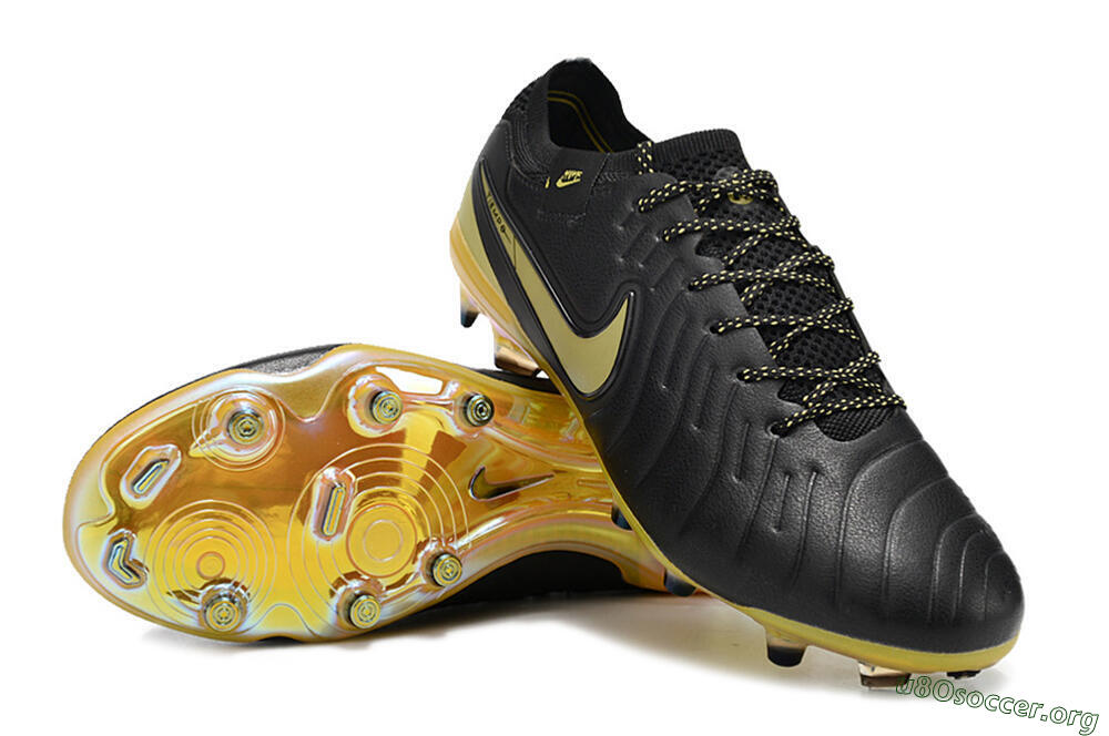Nike Tiempo Legend 10 Elite FG Football Boots - Black/Gold 0