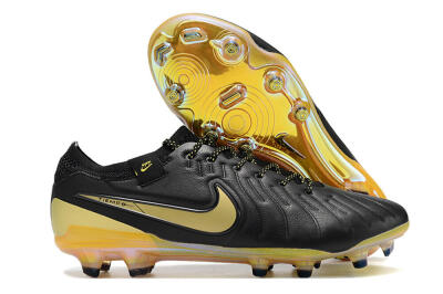 Nike Tiempo Legend 10 Elite FG Football Boots - Black/Gold