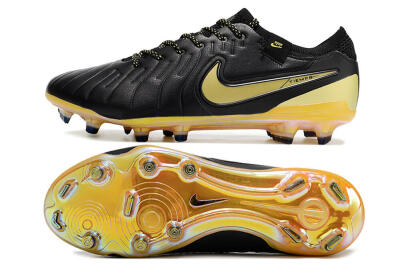 Nike Tiempo Legend 10 Elite FG Football Boots - Black/Gold