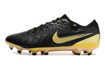 Nike Tiempo Legend 10 Elite FG Football Boots - Black/Gold