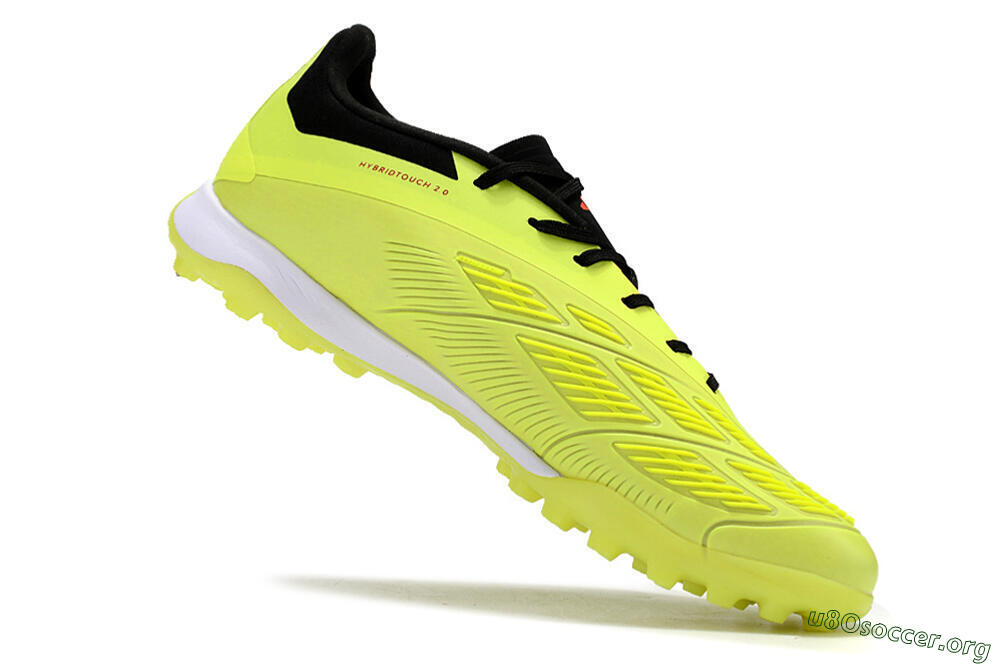 Adidas Predator Accuracy Elite TF Football Shoes - Yellow/Black/Silver 4