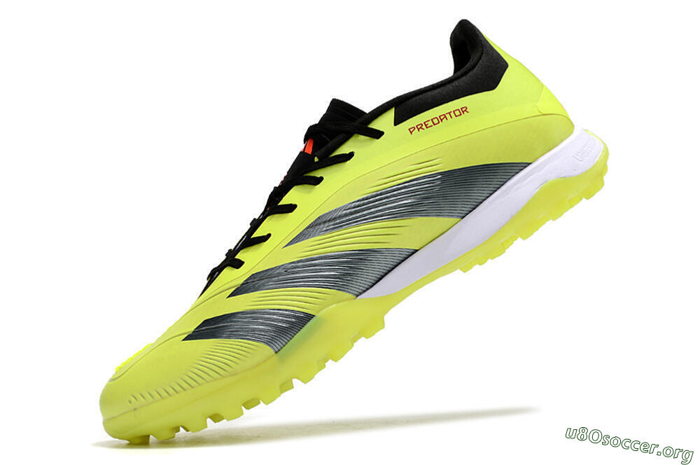 Adidas Predator Accuracy Elite TF Football Shoes - Yellow/Black/Silver 5