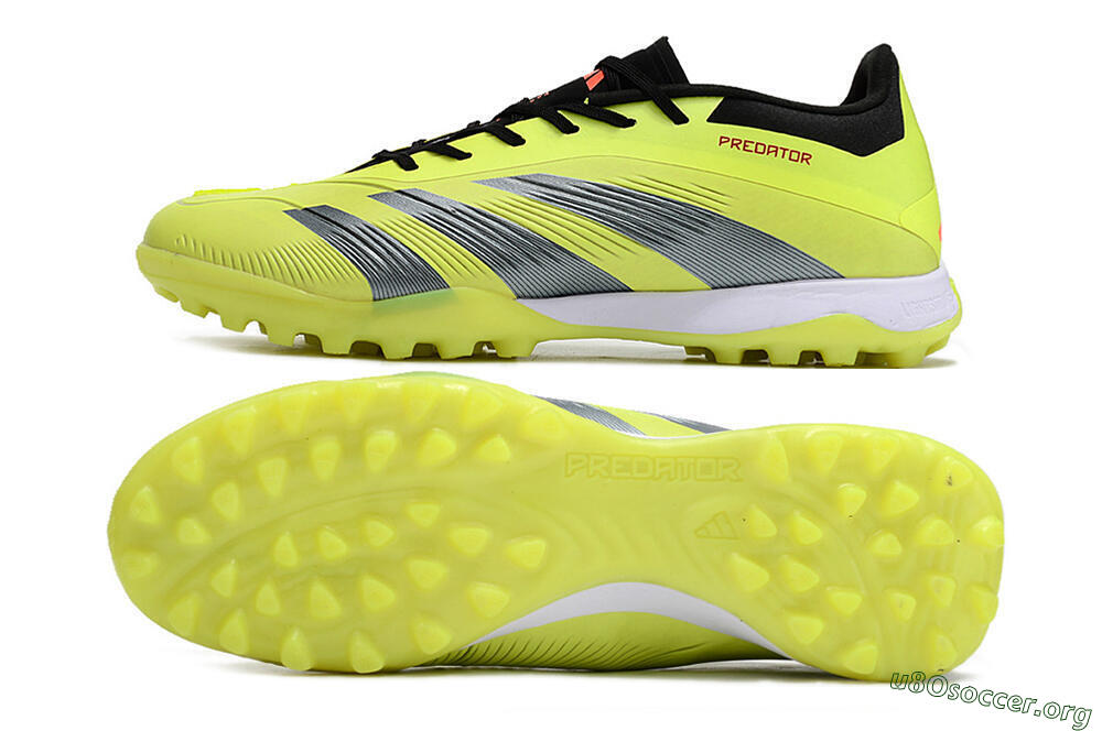 Adidas Predator Accuracy Elite TF Football Shoes - Yellow/Black/Silver 1