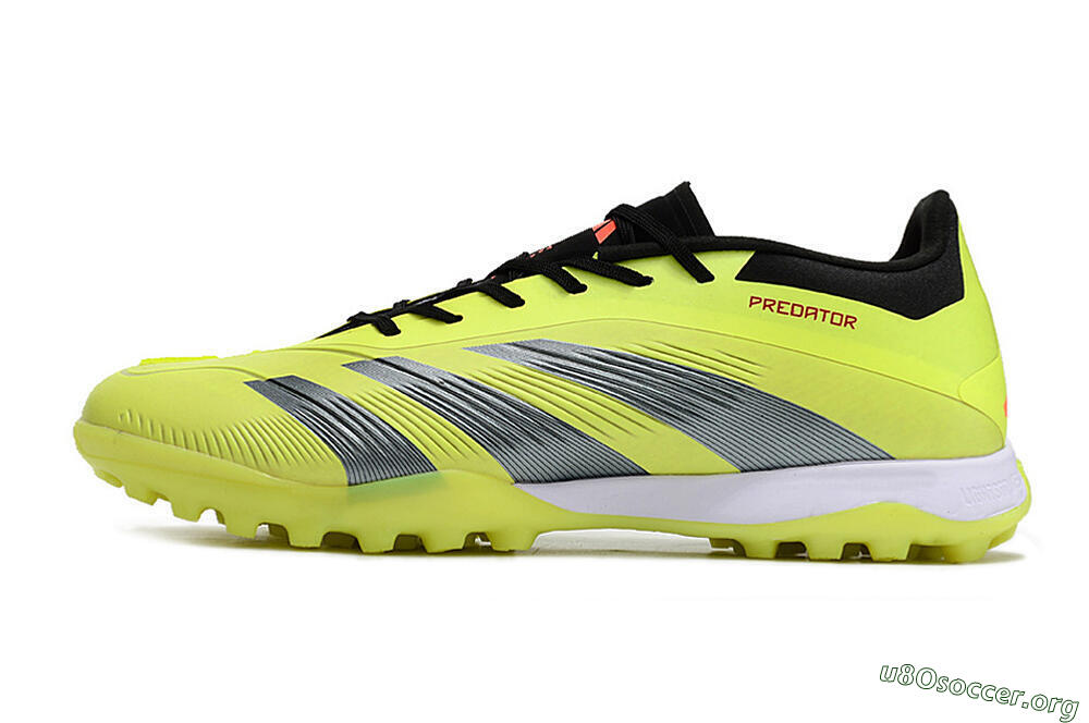 Adidas Predator Accuracy Elite TF Football Shoes - Yellow/Black/Silver 3