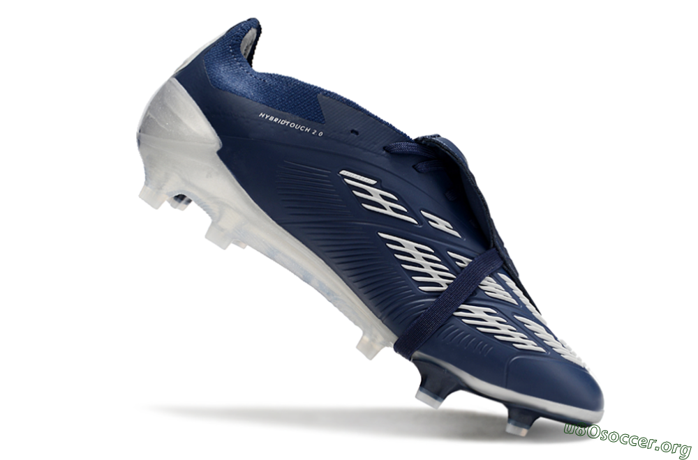 Adidas Predator Elite Foldover Tongue FG Football Boots - Blue/White/Silver 4