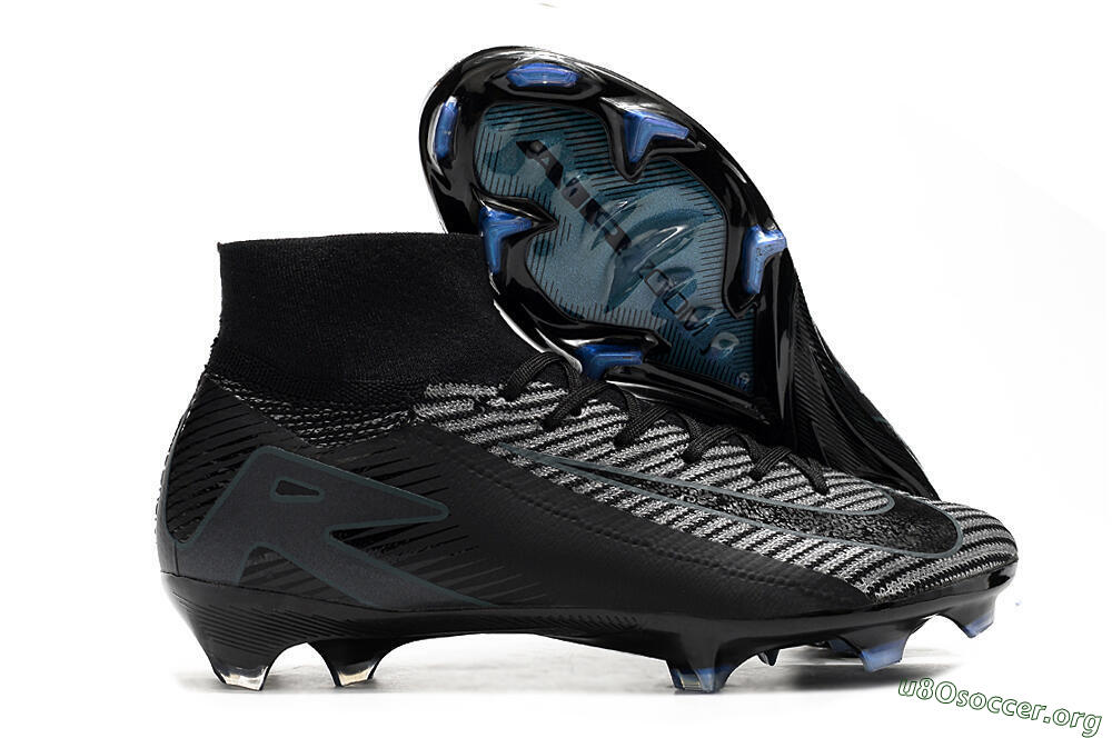 Nike Air Zoom Mercurial Superfly 10 Elite FG Football Boots - Black/Jade/Blue 2