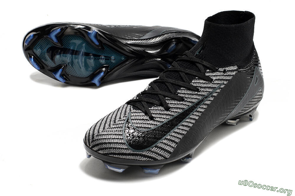 Nike Air Zoom Mercurial Superfly 10 Elite FG Football Boots - Black/Jade/Blue 0