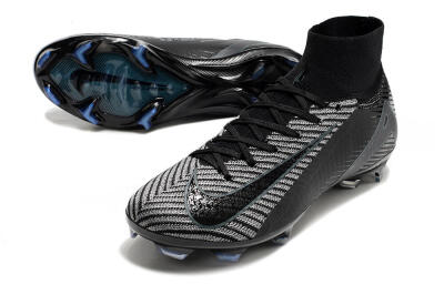 Nike Air Zoom Mercurial Superfly 10 Elite FG Football Boots - Black/Jade/Blue