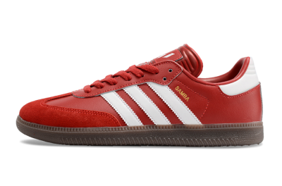 Adidas Samba Messi Indoor TF Football Shoes - Red/White/Brown