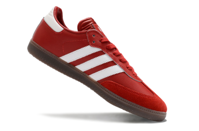 Adidas Samba Messi Indoor TF Football Shoes - Red/White/Brown