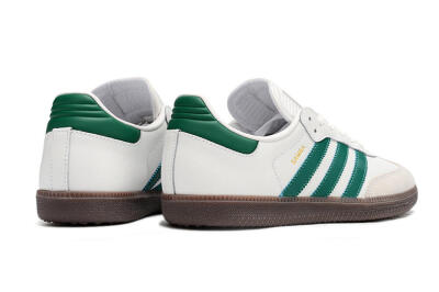 Adidas Samba Messi Indoor TF Football Shoes - Grey/White/Green