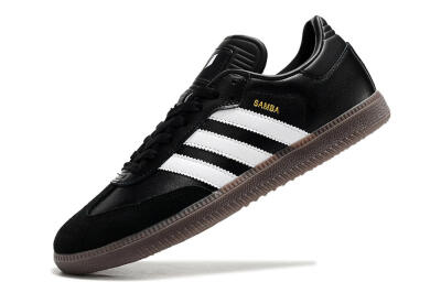 Adidas Samba Messi Indoor TF Football Shoes - Black/White/Brown