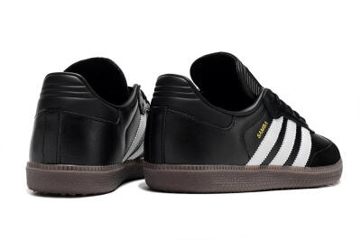 Adidas Samba Messi Indoor TF Football Shoes - Black/White/Brown