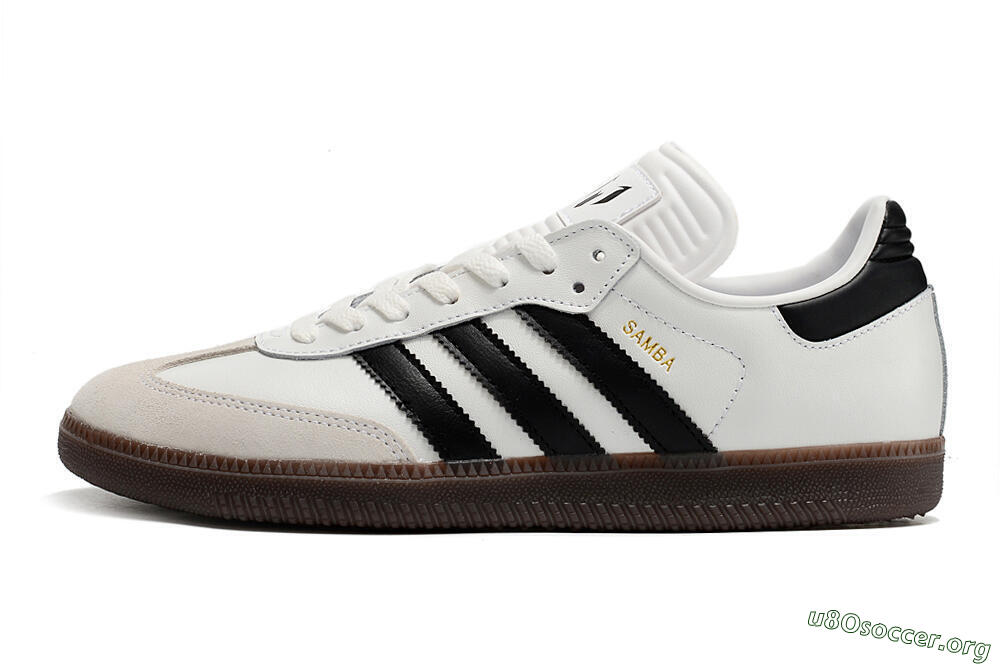 Adidas Samba Messi Indoor TF Football Shoes - Grey/White/Black 3