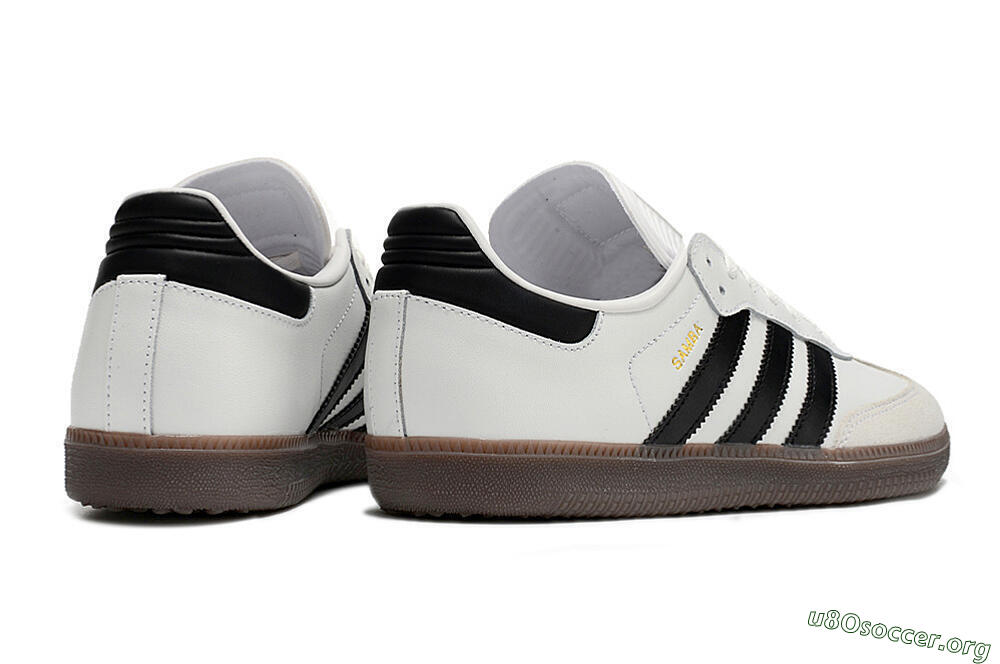 Adidas Samba Messi Indoor TF Football Shoes - Grey/White/Black 6