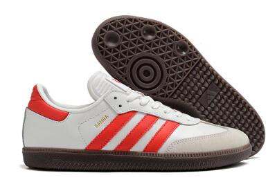Adidas Samba Messi Indoor TF Football Shoes - Grey/White/Red