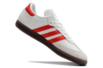 Adidas Samba Messi Indoor TF Football Shoes - Grey/White/Red