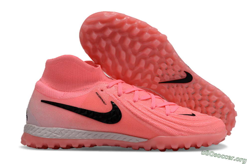 Nike Phantom Luna Elite NU TF Football Shoes - Red/Pink/Black 2