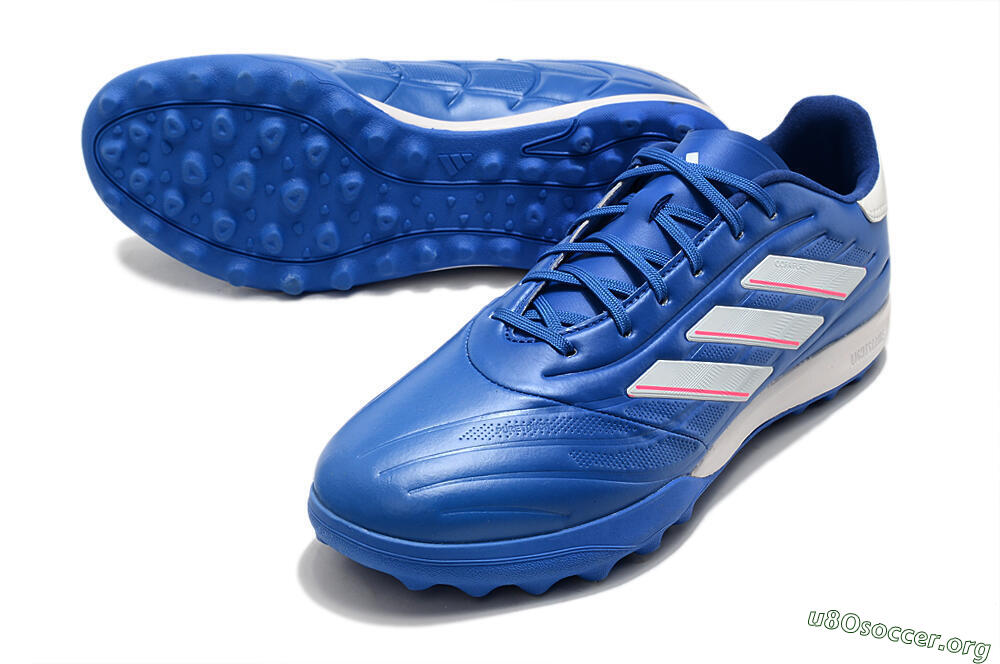 Adidas Copa Pure.3 TF Football Shoes - Blue/White/Pink 0