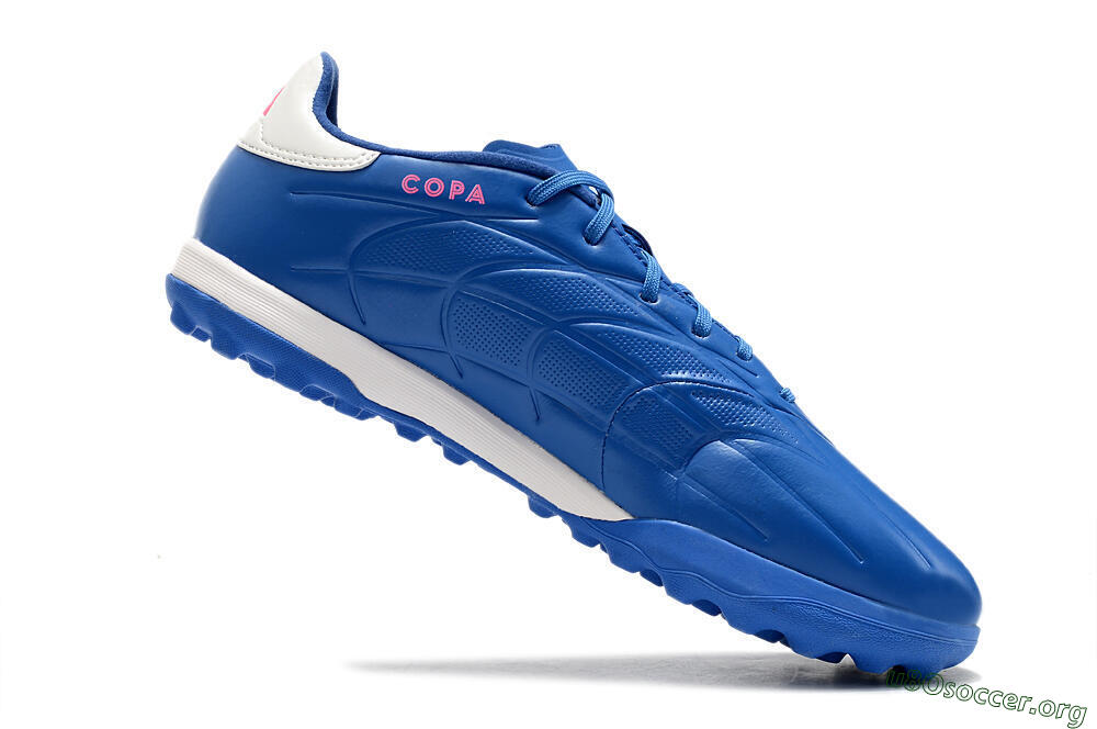 Adidas Copa Pure.3 TF Football Shoes - Blue/White/Pink 4