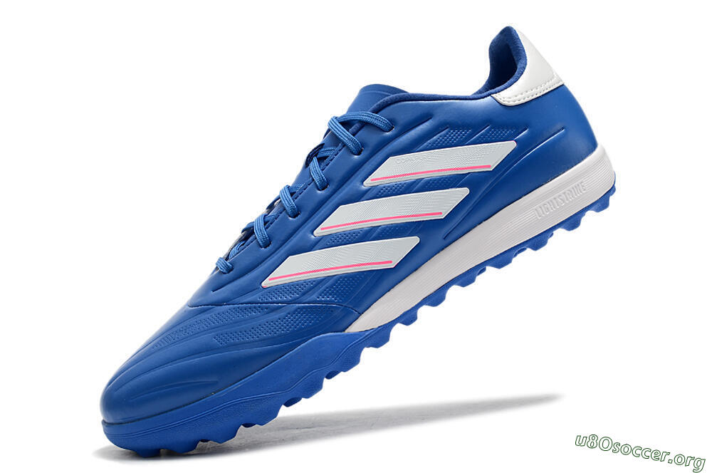 Adidas Copa Pure.3 TF Football Shoes - Blue/White/Pink 5