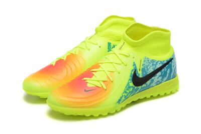 Nike Phantom GX 2 Luna Elite TF Football Shoes - Yellow/Blue/Black
